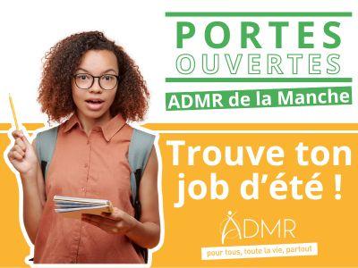 Portes ouvertes ADMR aide à domicile job été manche